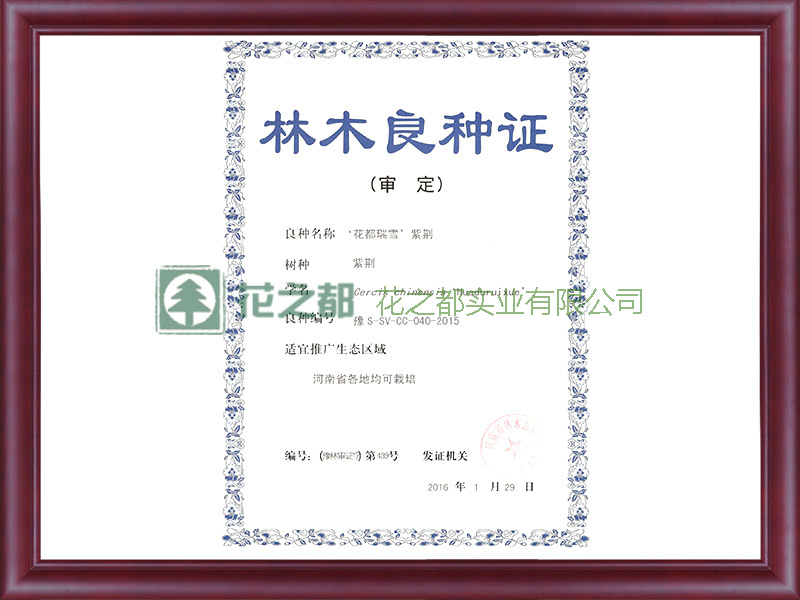 林木良種證